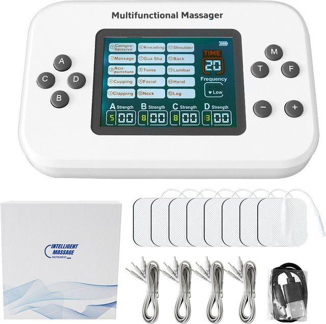 SANPKON Elektrischer Muskelstimulator, 4 Ausgänge, 30 Stufen, Unisex - Bild 1