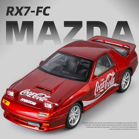 Maisto RX-7 M3 Coke Automodell, 1:24, mit Sound und Licht, Rot