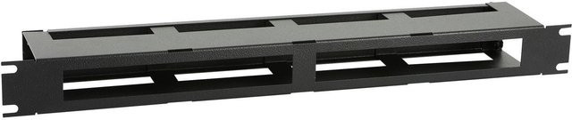 Lanview 1U USB-C Patchkabel 19 Zoll, Schwarz, Länge: 48,30 cm - Bild 1