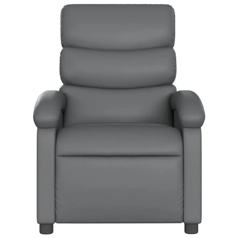 Vidaxl Aufklappbarer Massagesessel in Grau mit Kunstlederbezug und modernem Design - Bild 6
