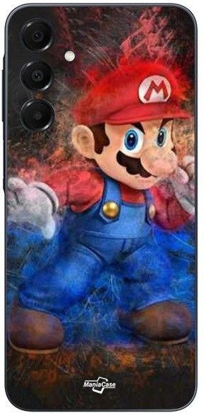 Samsung Galaxy A16 Maniacase Handyhülle mit Super Mario Bros Design in Schwarz und Multicolour - Bild 1