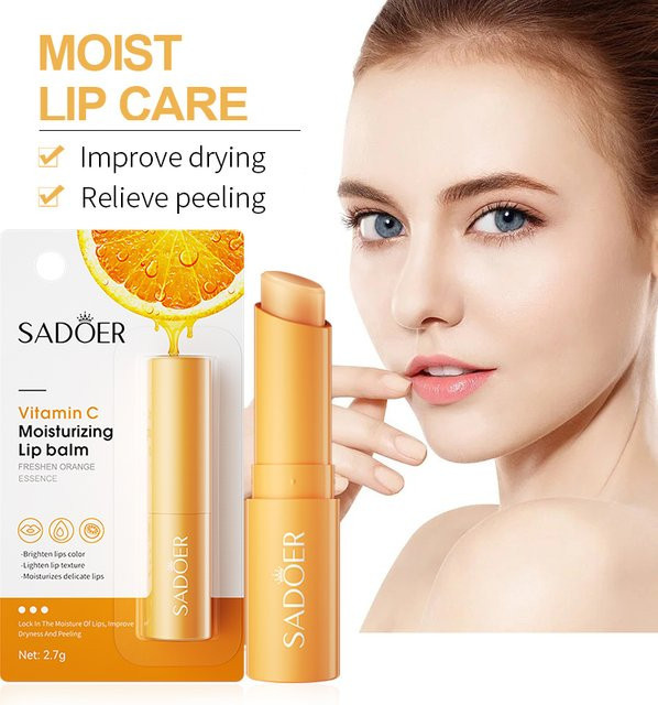 SADOER Vitamin C Lippenbalsam, glänzend, Unisex - Bild 1