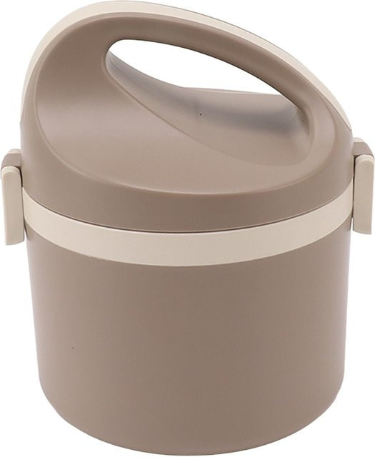 CosyHome Bento Lunchbox aus Edelstahl, isoliert und auslaufsicher, braun - Bild 1