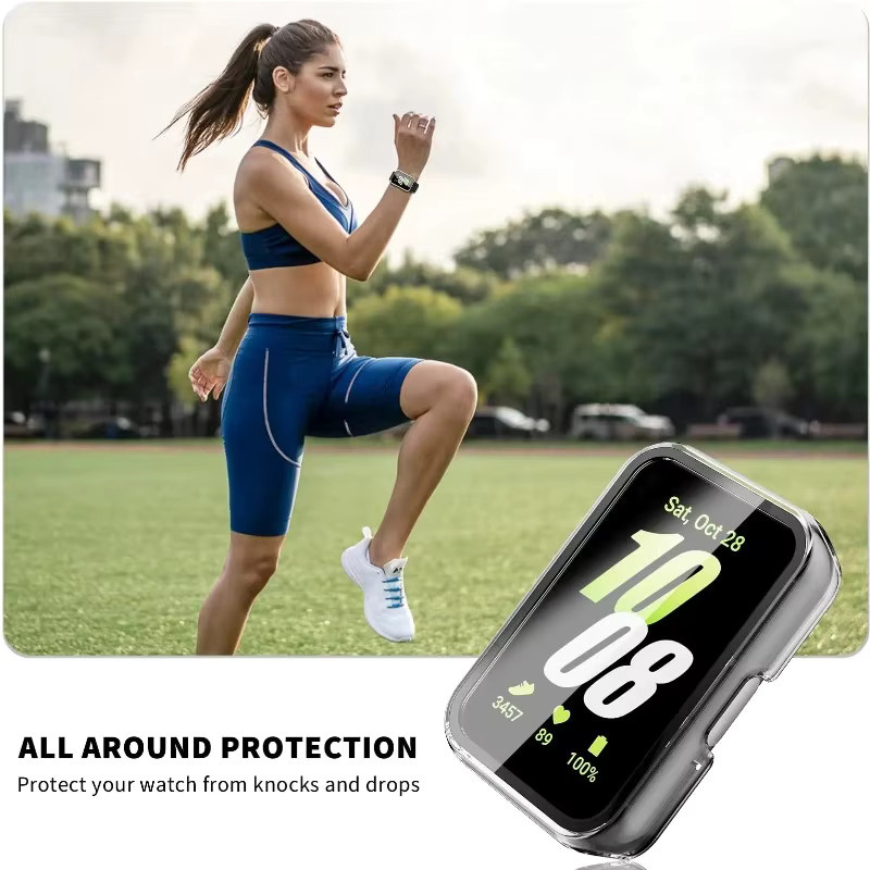 Samsung Schutzhülle Silikon, Schwarz, Samsung Galaxy Fit 3 - Bild 4