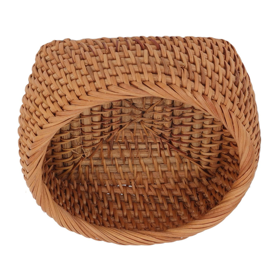 Handgewebter Rattan-Aufbewahrungskorb als Organizer für Teesets und Geschirr - Bild 2