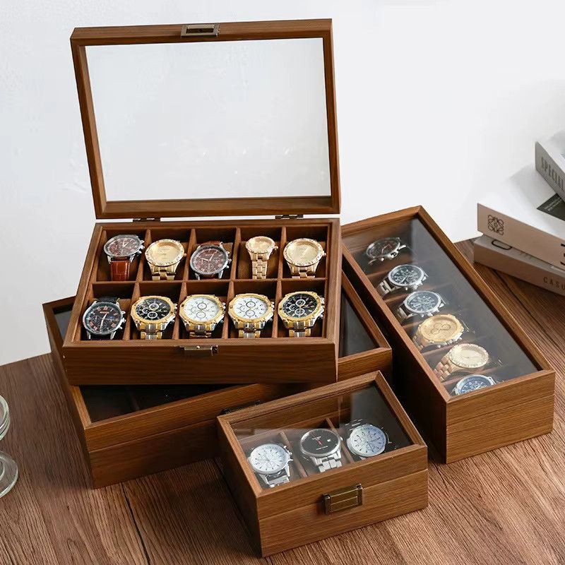 CCZIDONGH Automatischer Uhrenbeweger aus Kohlefaser als Uhren-Schmuck-Vitrine zur Aufbewahrung - Bild 3