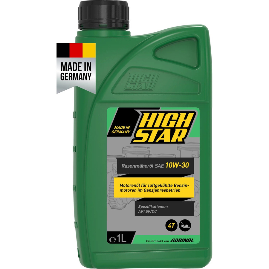 High Star Rasenmäheröl SAE 10W-30 mineralisch 1 l - Bild 2