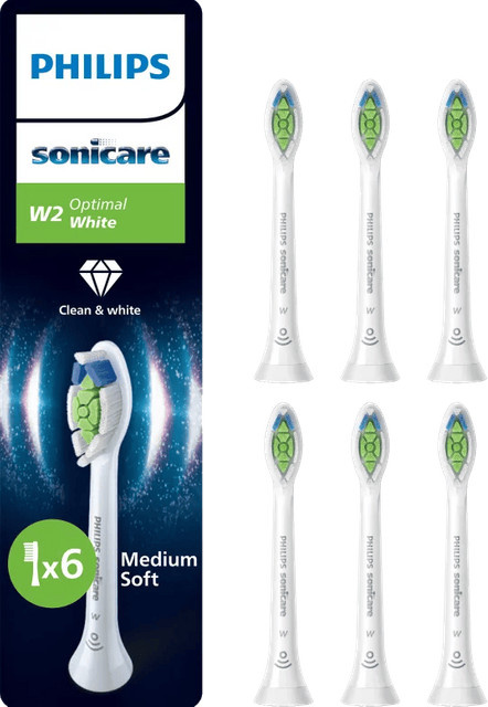Philips Sonicare Optimal White Weiß, 6 Stück - Bild 1