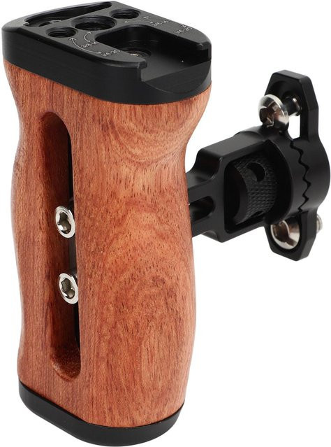 Ulanzi Holz Kamera Cage Griff Links und Rechts in Braun mit 1/4 Zoll Schraubloch - Bild 1