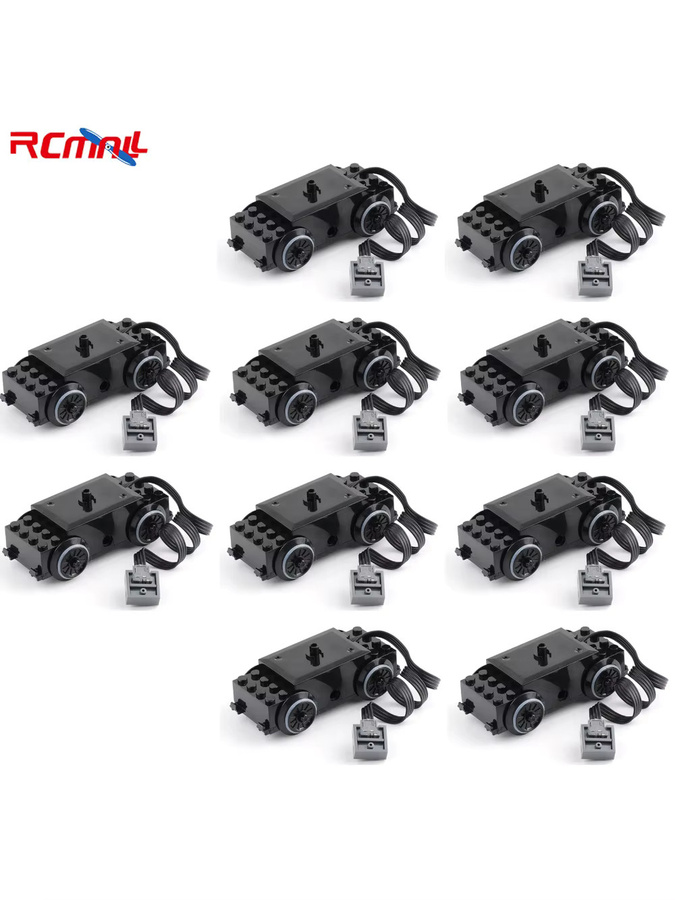Eisenbahngleismotor MOC Power Function, 10-teiliges Set, Schwarz - Bild 4