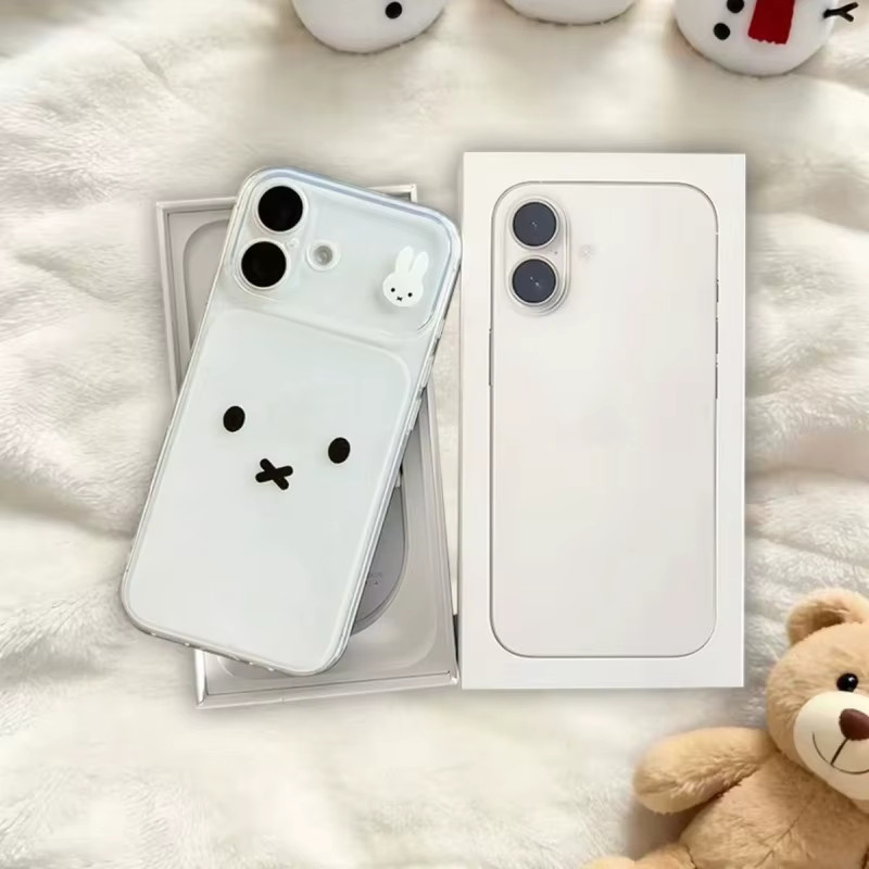 Miffy Transparente TPU-Handyhülle für iPhone 13 14 15 16 17 Pro Max in Beige und Transparent - Bild 2