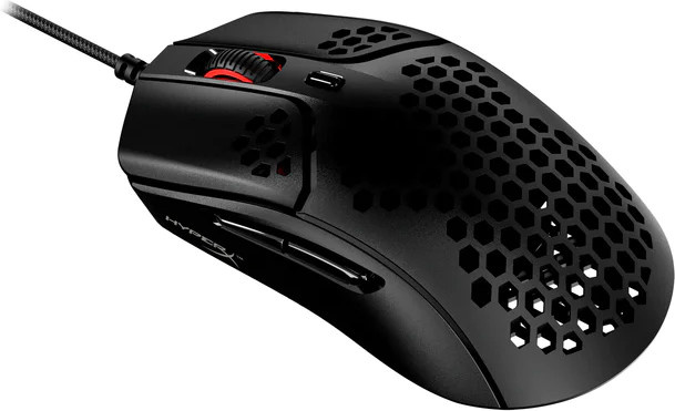 HyperX Pulsefire Haste Gaming-Maus in Schwarz mit 16000 DPI und USB-C Anschluss - Bild 1