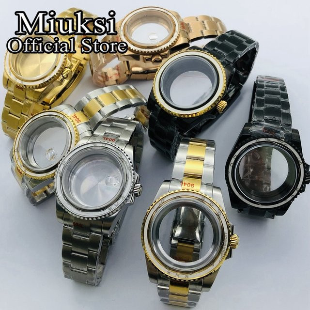 Miuksi Uhrengehäuse, 40 mm, Saphirglas, Unisex - Bild 1