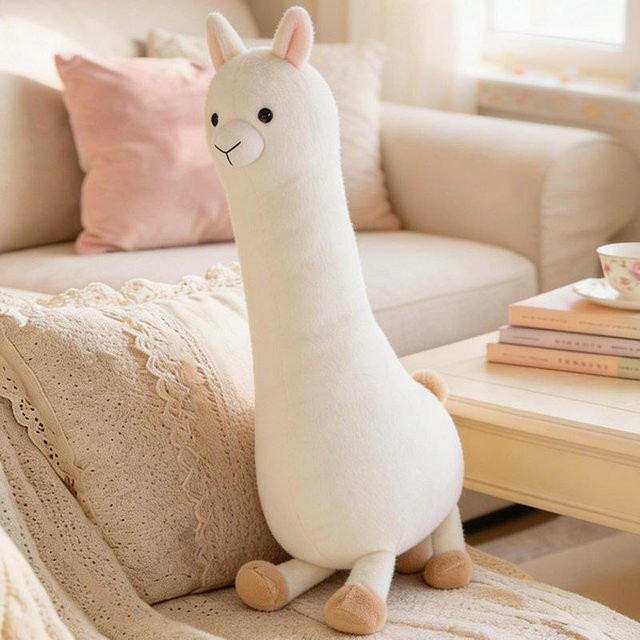 Alpaka Plüschtier, Kuscheltier, 80cm, ab 14 Jahren - Bild 1