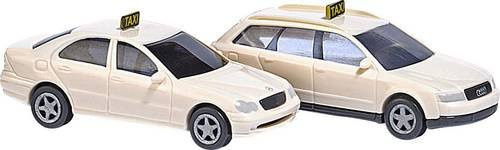 Busch 8341 N PKW Modell Mercedes Benz und Audi Taxi - Bild 1