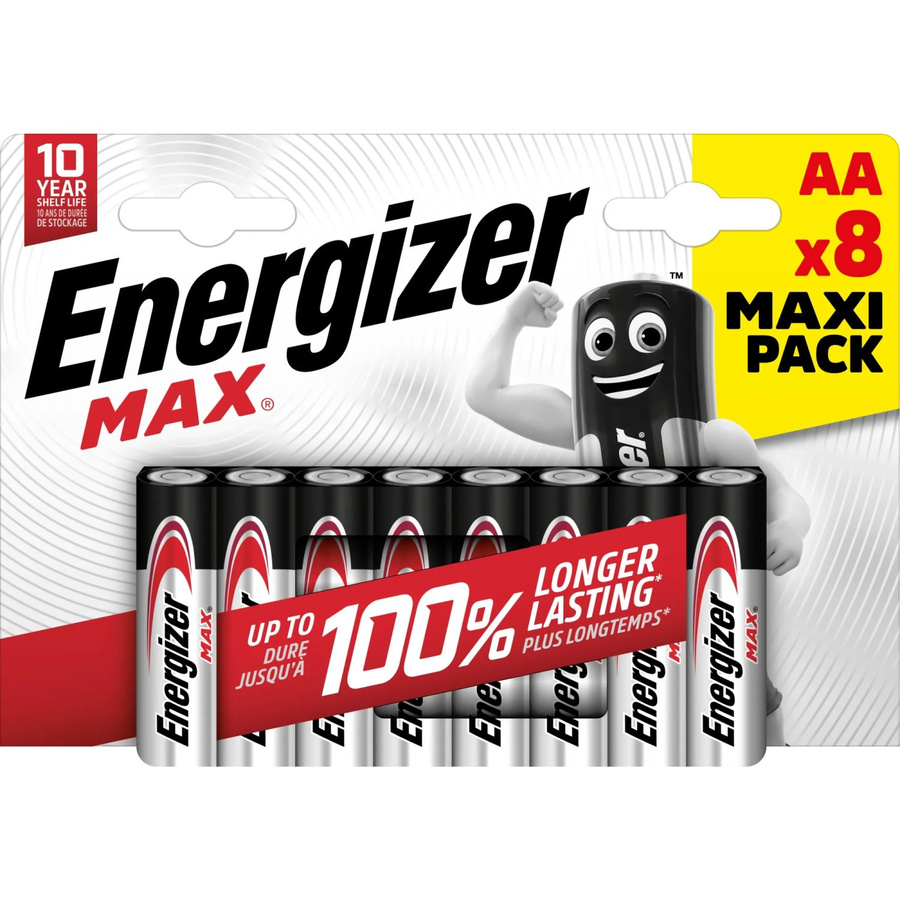 Energizer Alkaline Batterie Max AA Mignon 8 Stück - Bild 2
