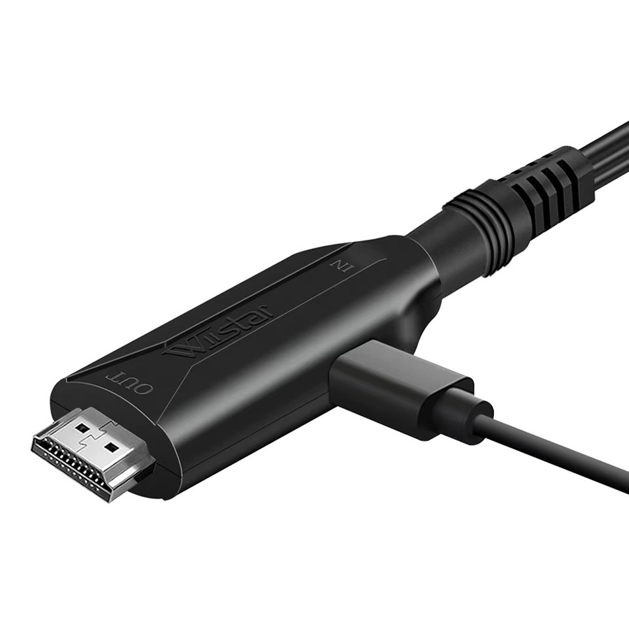 Nintendo N64 zu HDMI Konverter Adapter für N64 und SNES in Schwarz für 1080P HD Retro Gaming - Bild 2