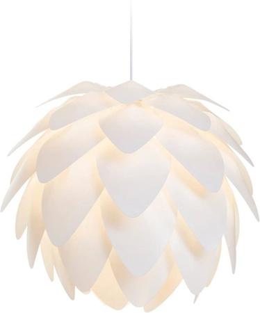 Rendl Pendelleuchte Encombre aus weißem PVC mit 15 W