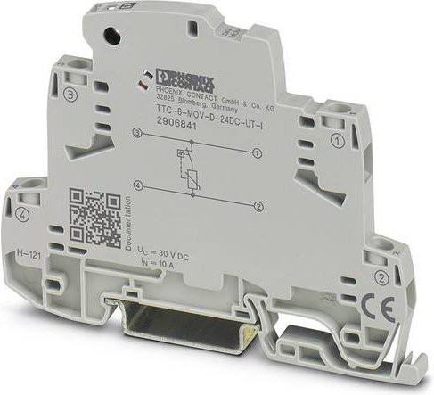 Phoenix Contact Überspannungsschutz-Ableiter TTC-6-MOV-D-24DC-UT-I, Grau - Bild 1