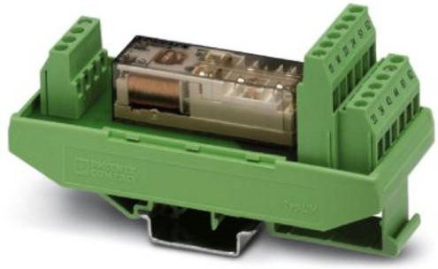 Phoenix Contact Sicherheitsrelais PSR-SCF-24UC/URM/4X1/2X2 in Grün, Betriebsspannung 24 V/DC und 24 V/AC, 4 Schließer und 2 Öffner, B x H x T: 40 x 111 x 56 mm - Bild 1