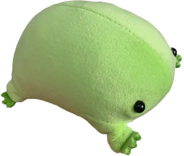 Plüsch Schlüsselanhänger, Grüner Frosch, Unisex - Bild 1