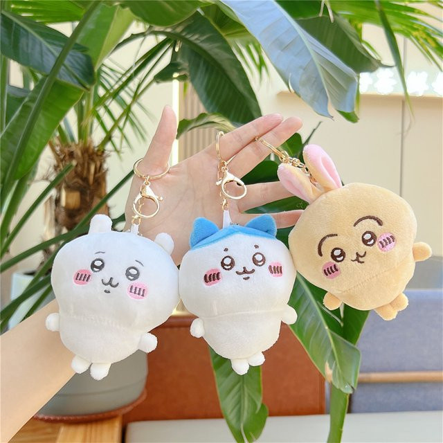 Bandai Kawaii Jiyi Plüsch-Schlüsselanhänger, Usagi Freunde, Plüsch / Textil - Bild 1