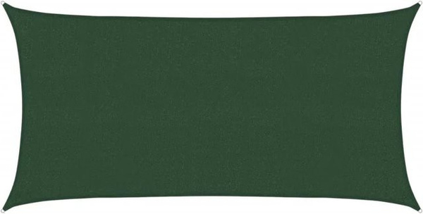 Furnicato Sonnensegel aus HDPE in Dunkelgrün B x T: 4,5 x 2,5 m