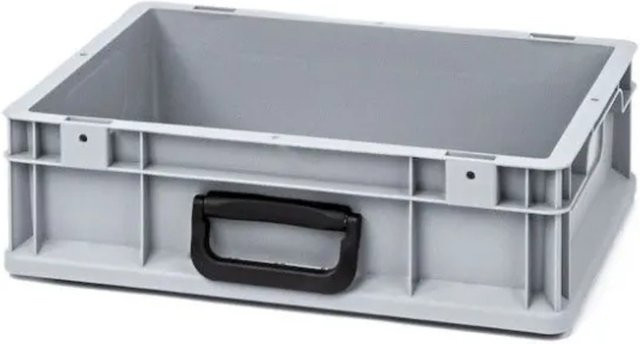 PROREGAL Eurobox Nextgen Portable Uno Transportbox Grau H x B x T: 12 x 30 x 40 cm, 11 Liter - Bild 1