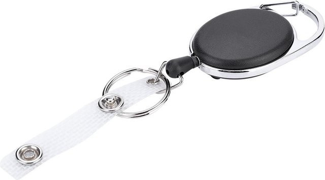 Wosawe Schlüsselanhänger, Nylon Seil, Karabiner, Weiß, Unisex - Bild 1