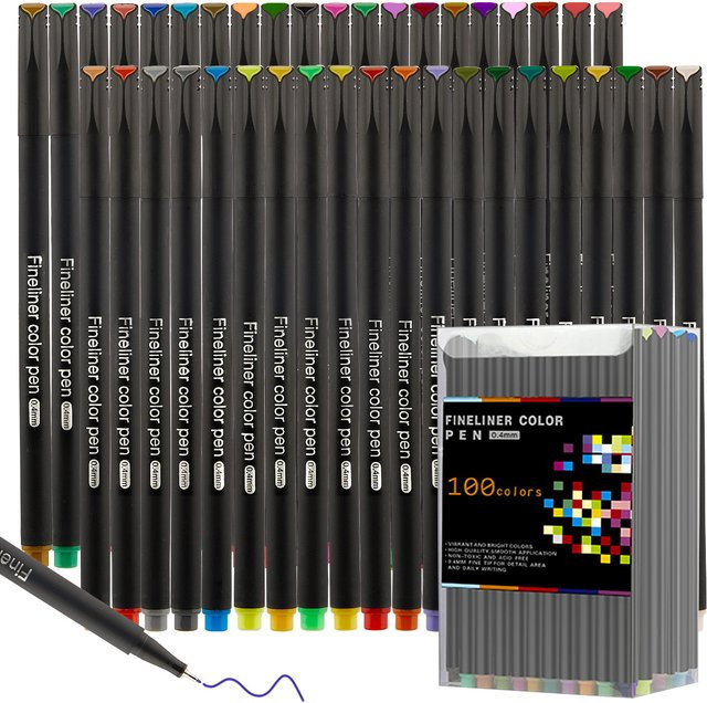 SHANDS Fine Liner Farbstifte mit 0,4 mm Spitze in Multicolour zum Skizzieren und Gestalten - Bild 1