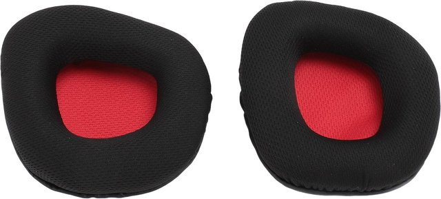 2 Stück Ersatz-Ohrpolster aus atmungsaktivem Mesh und Proteinleder für Corsair Void Wireless in Schwarz - Bild 1