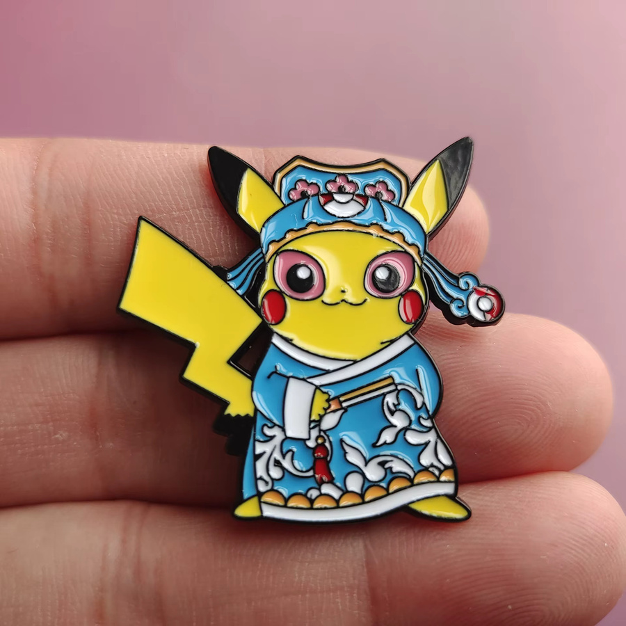 Bandai Pokémon Pikachu Emaille-Anstecknadeln, 4-teiliges Set - Bild 2