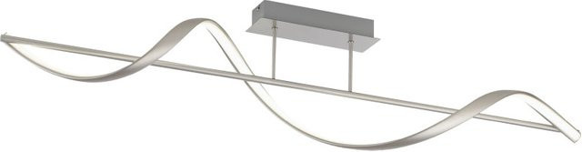 Paul Neuhaus Q-Swing LED-Deckenleuchte in Silber, dimmbar mit Fernbedienung und Zigbee, B: 23,5 cm, T: 23,5 cm, H: 18,0 cm - Bild 1
