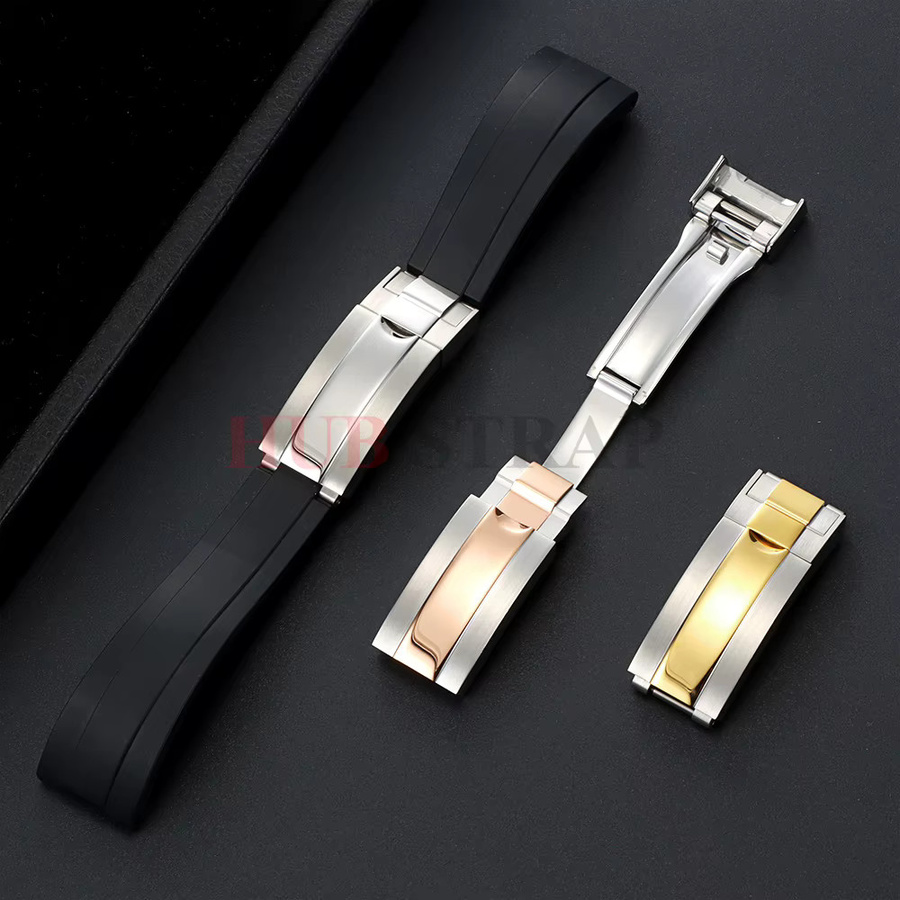 Uhrenarmband Edelstahl, Glide Verschluss, 9*9mm, Silber, Unisex - Bild 1