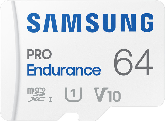 Samsung PRO Endurance microSDXC UHS-I Speicherkarte, 64 GB, White - Bild 1