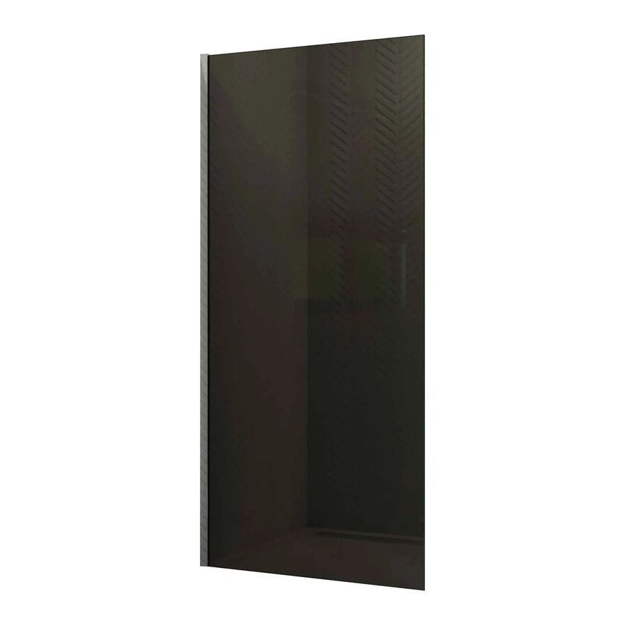 Duschparadies Walk In Duschtrennwand aus NANO-ESG Glas mit Glasschutzfolie, B/H: 120 x 200 cm - Bild 2