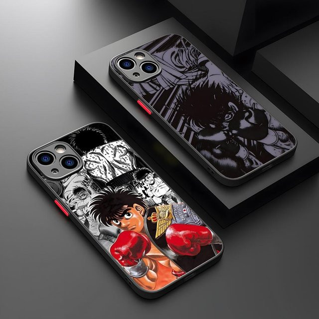 Hajime No Ippo Anime Kunst Handyhülle Matt Transparent für iPhone 16 15 14 13 12 Pro Max Mini 7 8 11 Cover - Bild 1