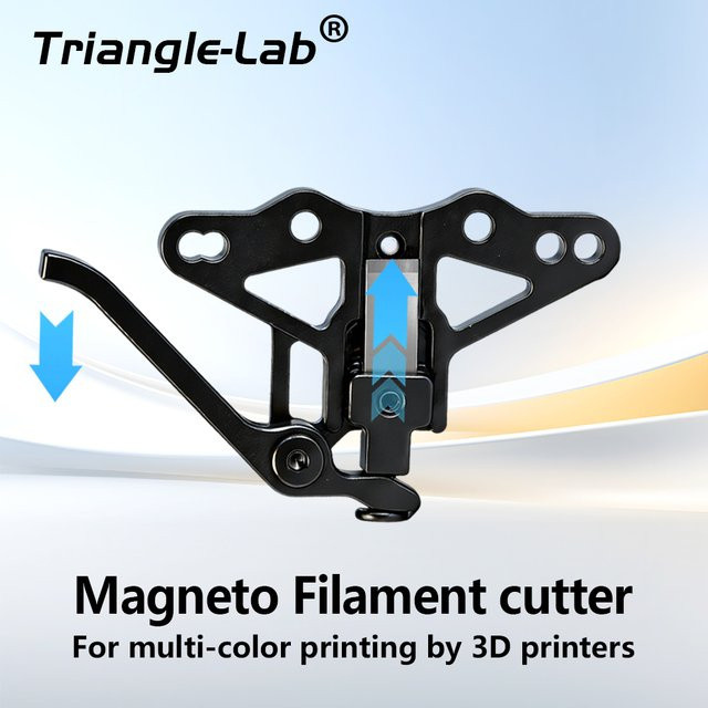 Trianglelab CNC Crossbow Filamentschneider für gedruckte Werkzeugköpfe in Schwarz, kompatibel mit A4T Sherpa-Mini Oribiter v2.0 Dragon Burner - Bild 1