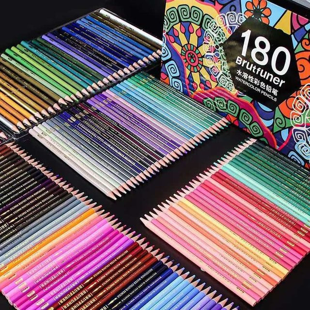 Brutfuner Wasserlösliche Buntstifte in Multicolor für Kunstzeichnungen - Bild 1