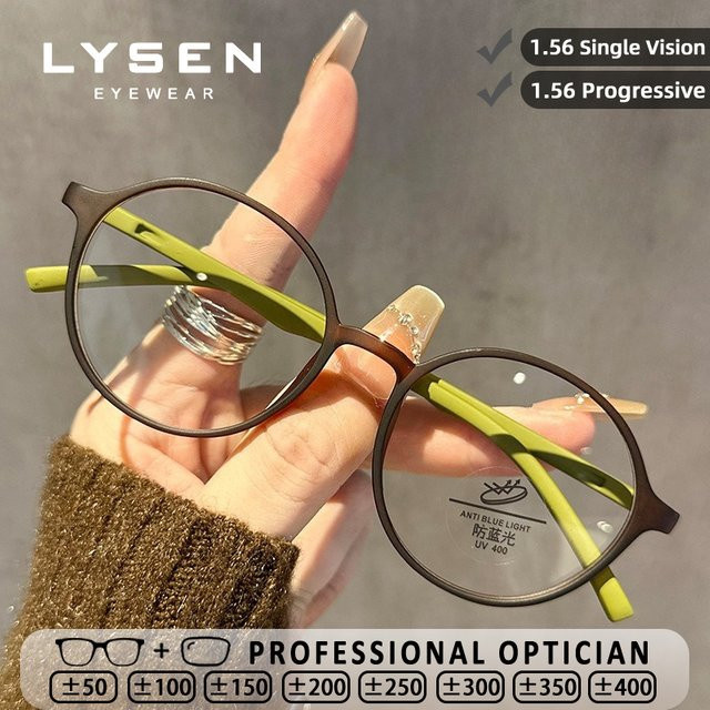 LYSEN Lesebrille, Rund, Vollrand, Damen, Blaulichtfilter - Bild 1