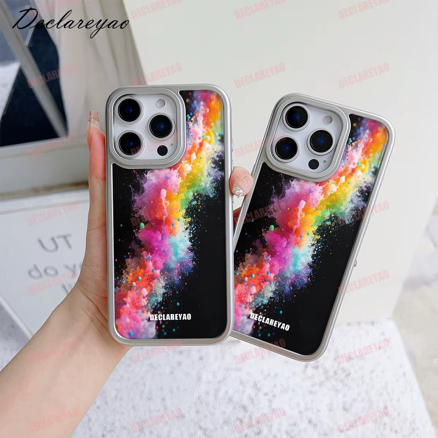 Personalisierte DIY-Fotohülle von DECLAREYAO für iPhone Modelle in Silber und Multicolour - Bild 3