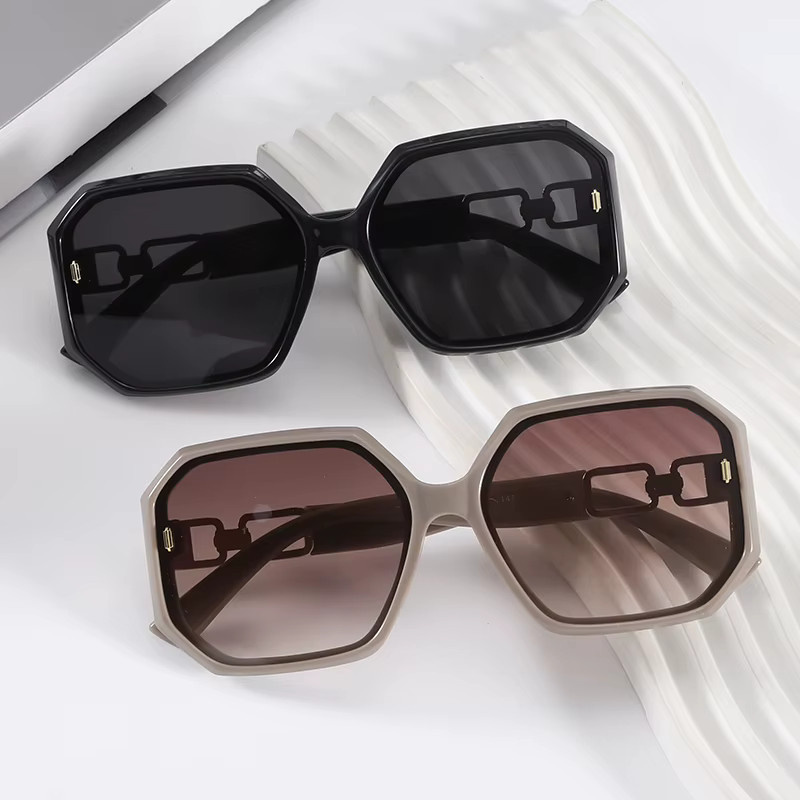 Kunkka coco Sonnenbrille, Metall, Vollrand, Schwarz, Damen - Bild 2