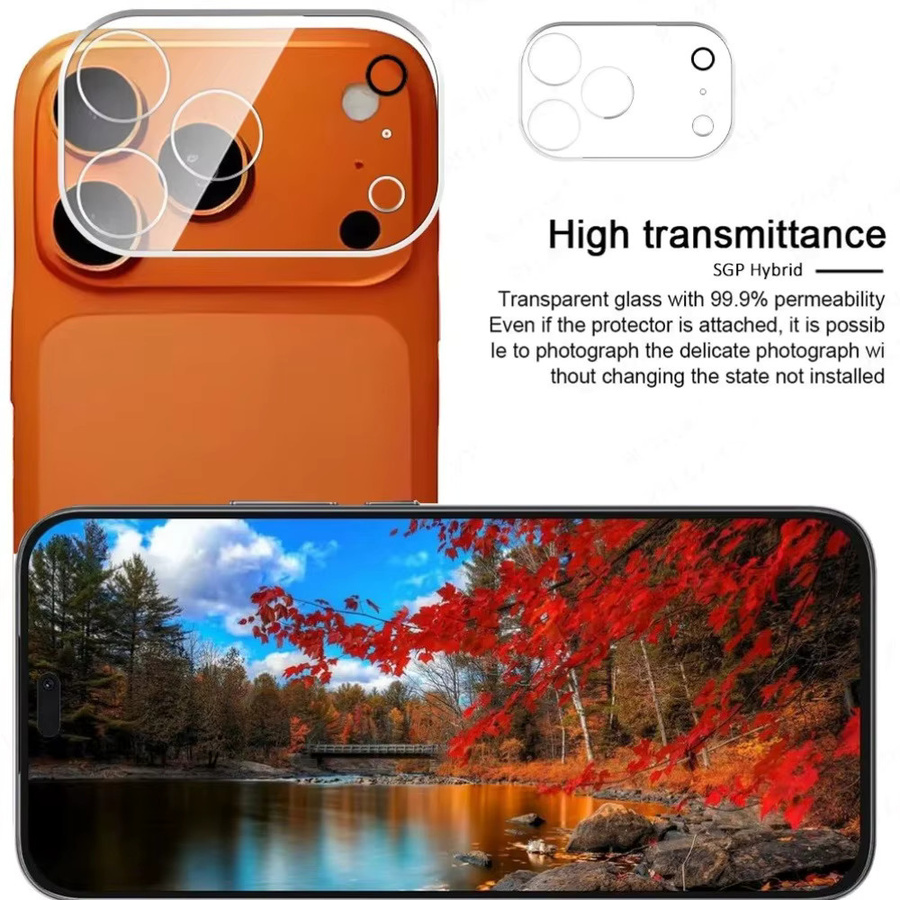 3er-Set Ultra-Klare Kameraobjektivschutzfolien für iPhone 11 bis iPhone 17 Pro Max, Kratzfester Schutzglas, Transparent - Bild 5