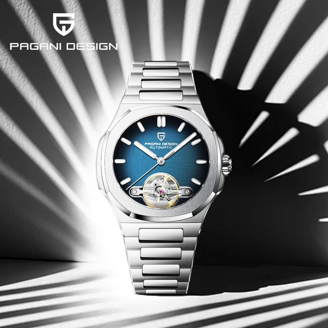 Pagani Design Armbanduhr, Automatik, Edelstahl, Saphirglas, Herren - Bild 1