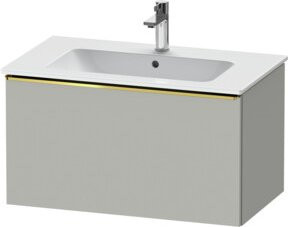 Duravit Waschtischunterschrank D-Neo wandhängend in Grau Matt, B/T/H: 81 x 46,2 x 44 cm - Bild 1