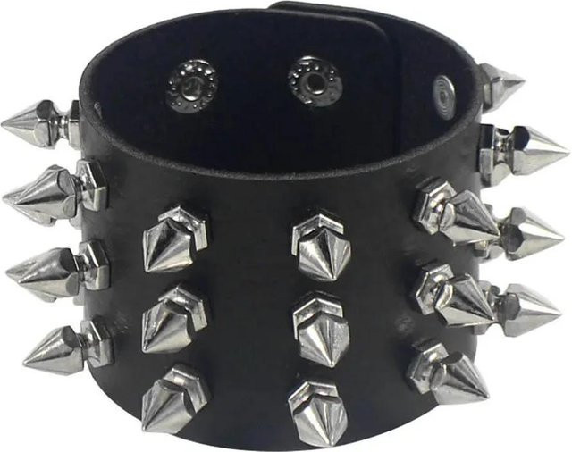 Fashion Maker 2 Nietarmband, Leder, Schwarz, Damen - Bild 1