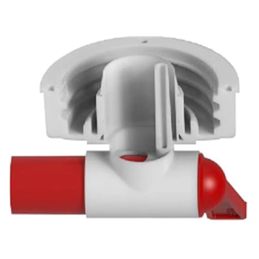 DN61 Gartenbewässerung Wasserhahn aus Kunststoff in Rot-Weiß mit 61mm Anschluss - Bild 4