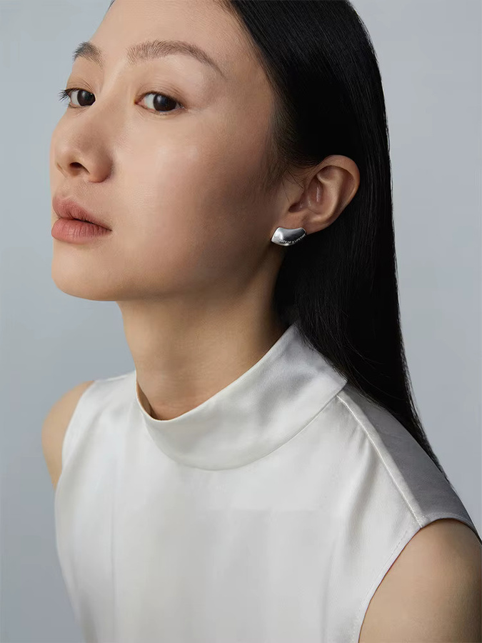 ZHUHE Pinna-Ohrringe, Silber, Unisex - Bild 5