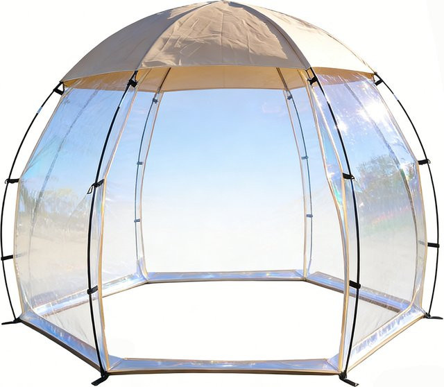 HIDE WALKER Hemi Kristallzelt Transparentes Blasenzelt aus PVC für Outdoor-Camping und Picknick - Bild 1