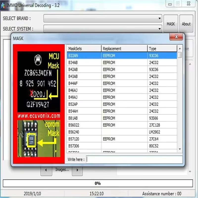 EcuVonix 3.2 IMMO Universal Decoding Software mit MTX DTC Remover 1.8.5.0 und Keygen - Bild 2